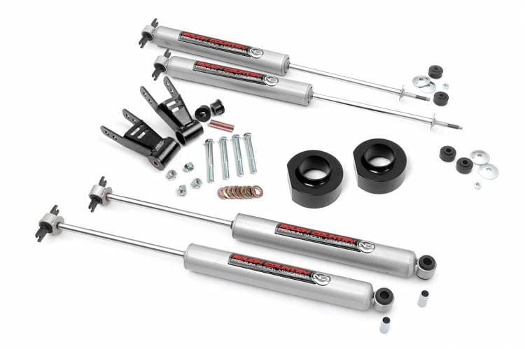 Rough Country 1.5 Inch Suspension Lift Kit 84-01 Jeep Cherokee XJ