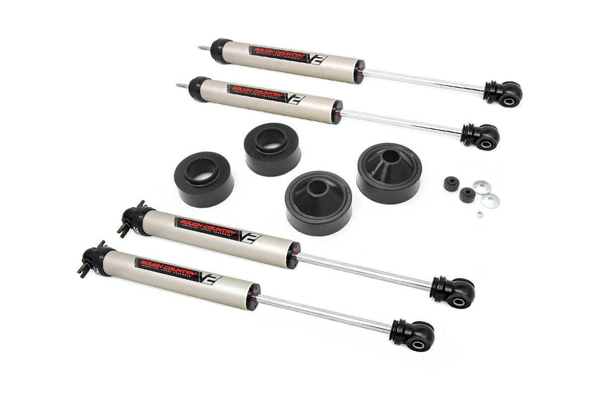 Rough Country 1.75 Inch Lift Kit V2 07-18 Jeep Wrangler JK