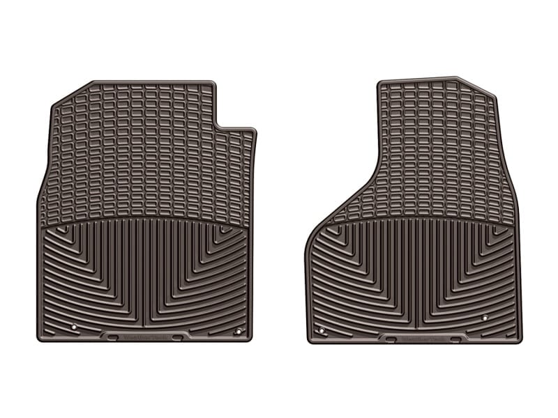 WT Rubber Mats - Front - Cocoa