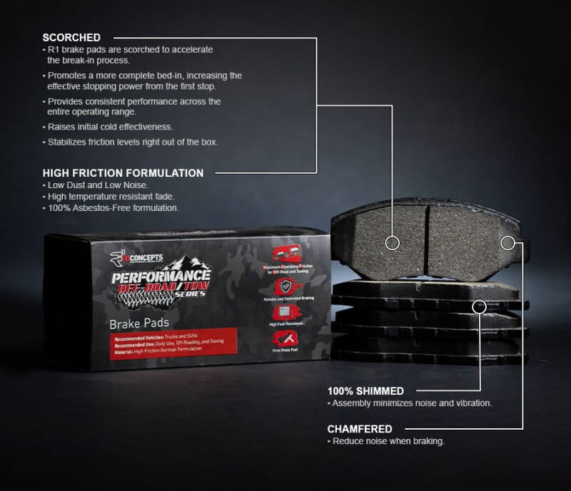 RNC Off-Road/Tow Brake Pads thumbnail 2