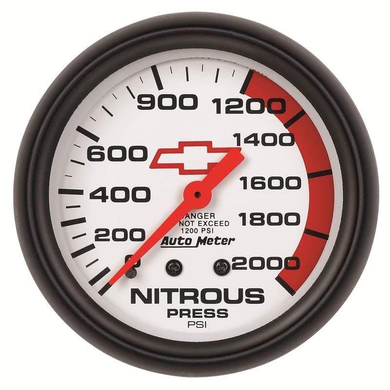 AM Chevy White Gauges
