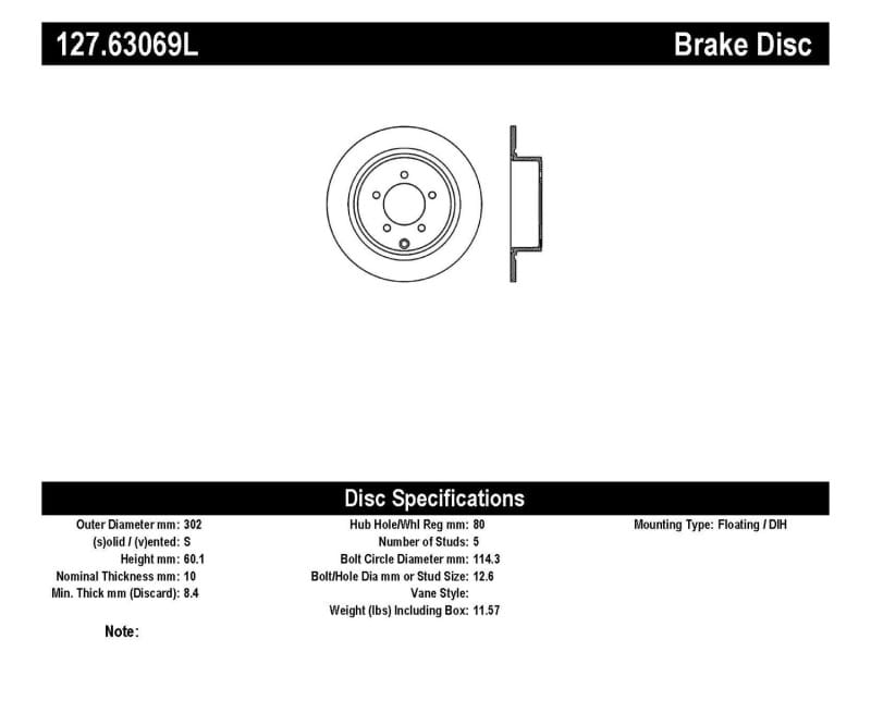 ST Slot & Drill Brake Rotors thumbnail 3