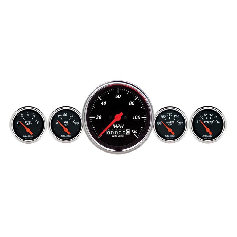 AM Designer Black Gauges
