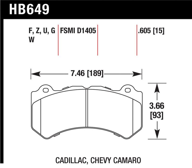 HAWK DTC-30 Brake Pad Sets