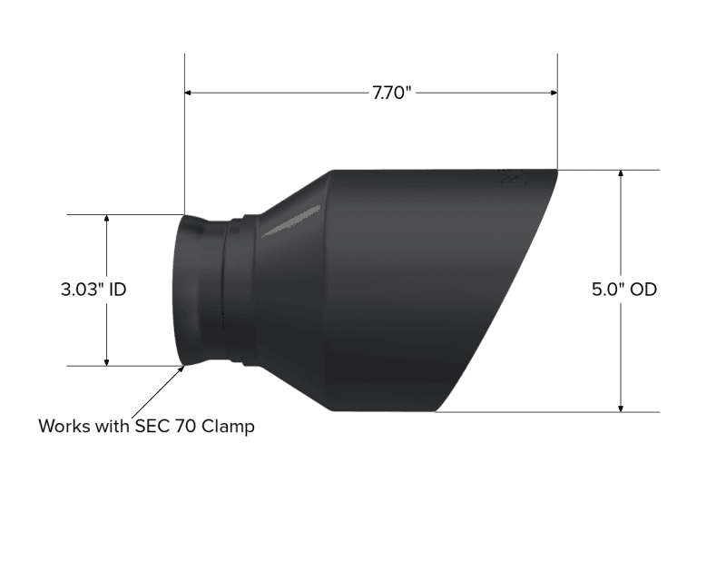 MBRP Vehicle Specific Black Tips thumbnail 2