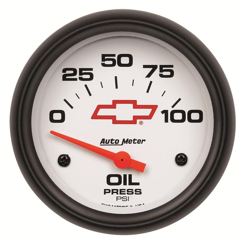 AM Chevy White Gauges
