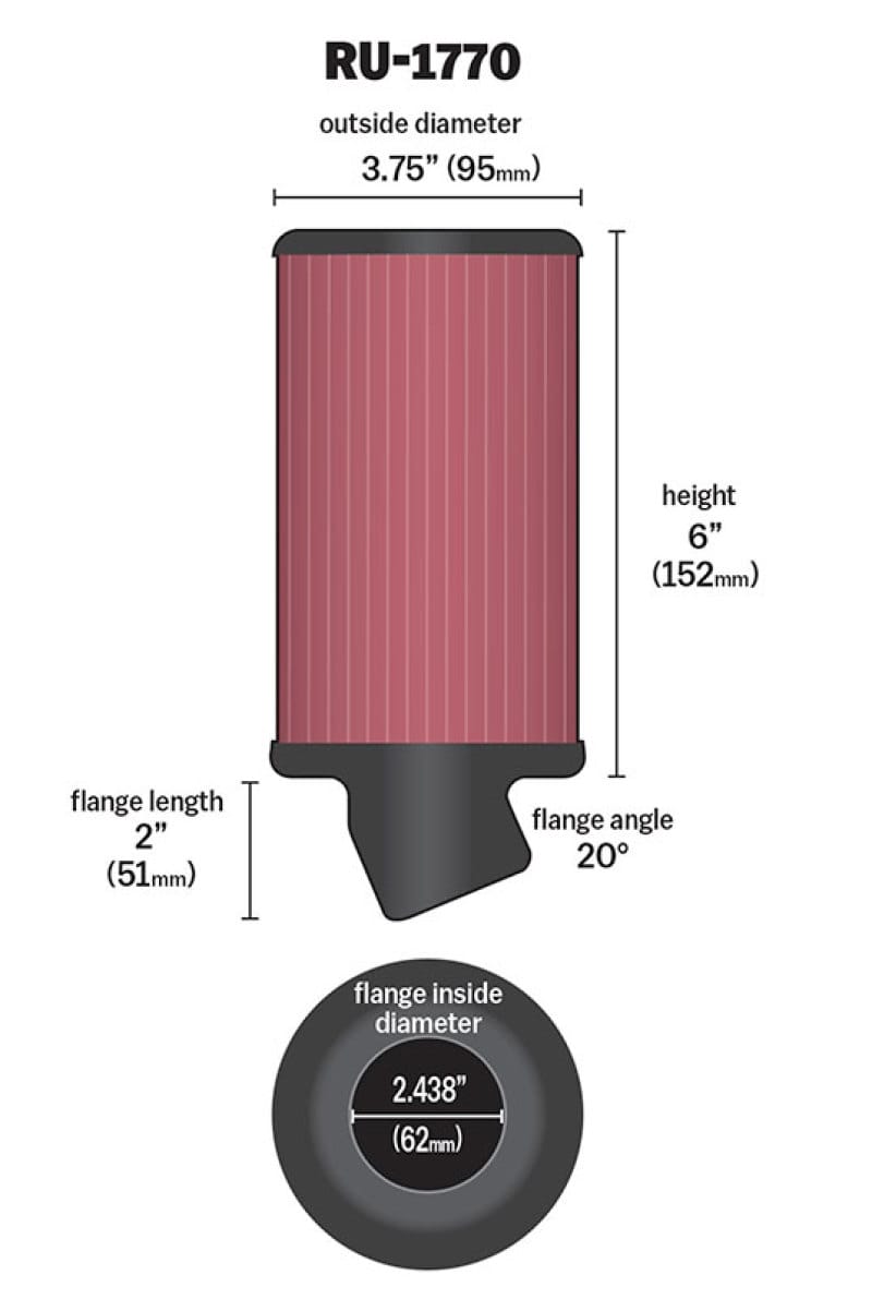 KN Universal Air Filter thumbnail 2