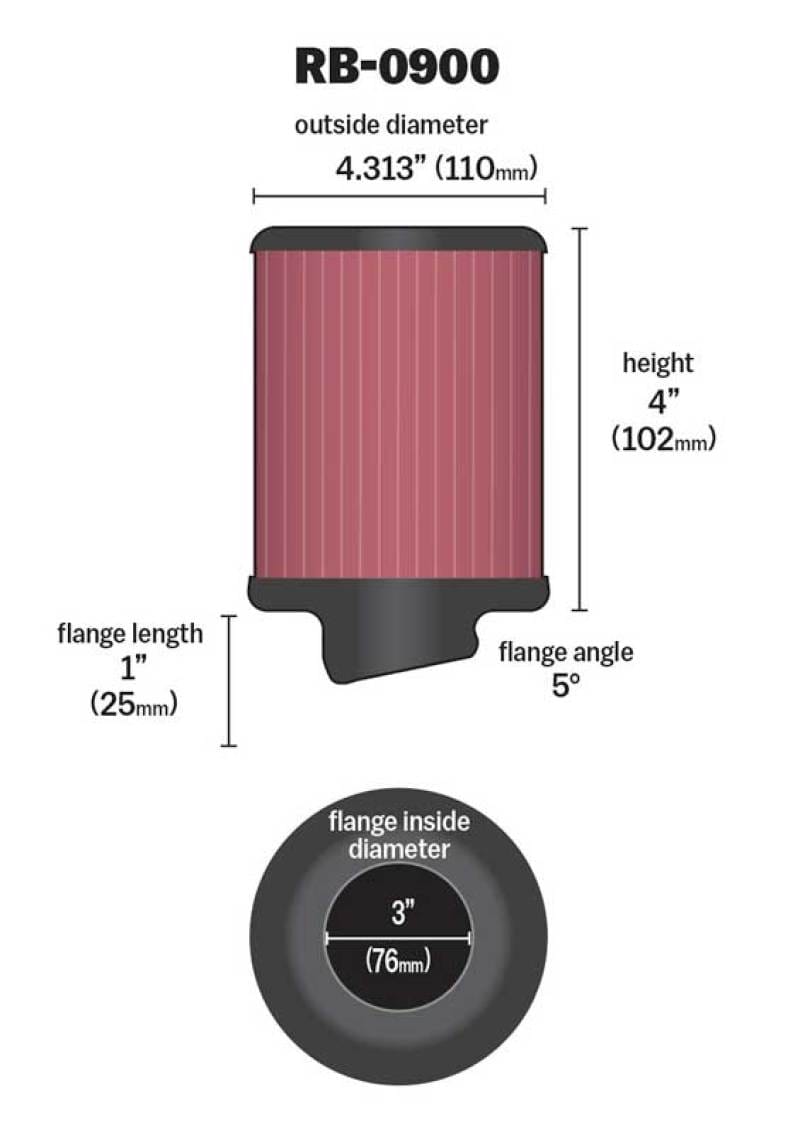KN Universal Air Filter thumbnail 3