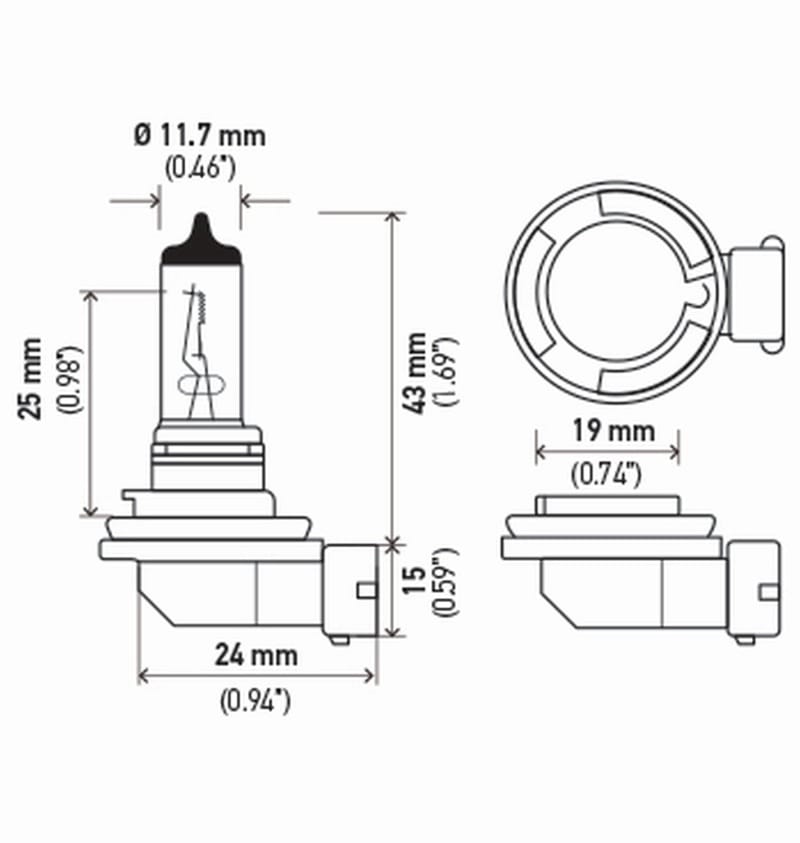 HELLA Halogen Bulb thumbnail 6