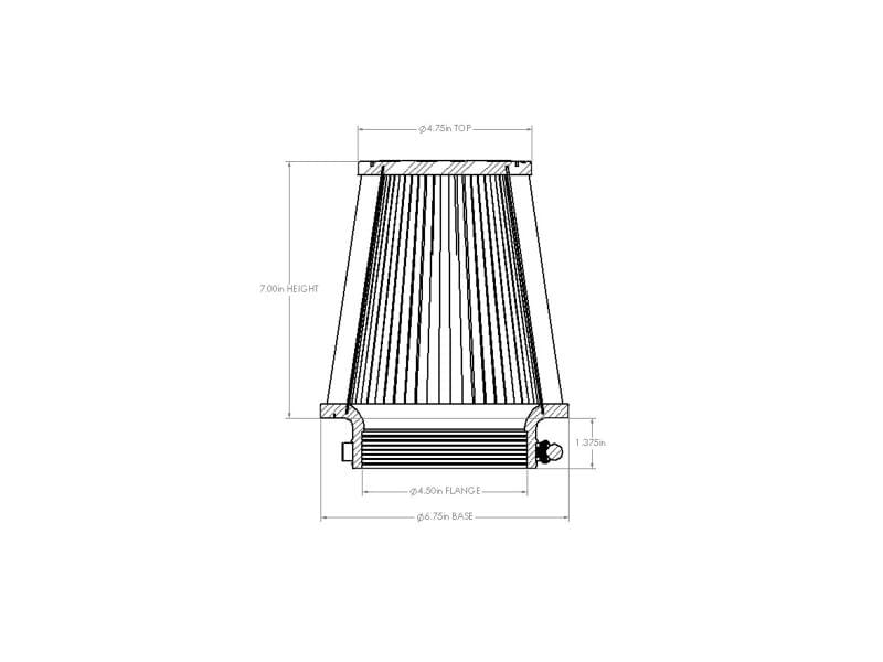 AFE Universal D2 Dura Dry Air Filter thumbnail 4