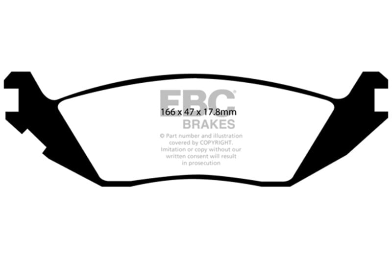 EBC Extra Duty Brake Pad Sets thumbnail 3