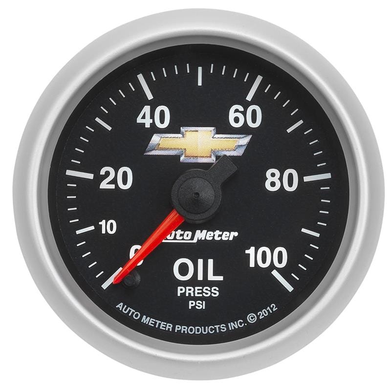 AM Chevy Gold Bowtie Gauges