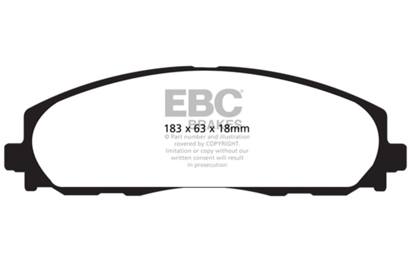 EBC Extra Duty Brake Pad Sets thumbnail 4