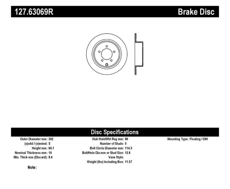 ST Slot & Drill Brake Rotors thumbnail 3
