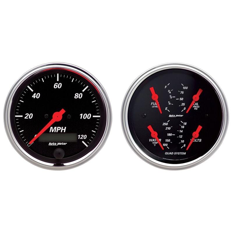 AM Designer Black Gauges