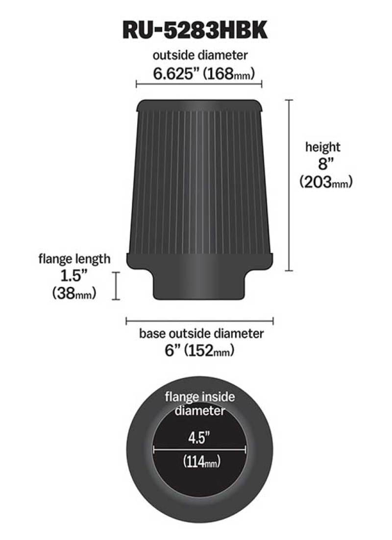 KN Universal Air Filter thumbnail 4