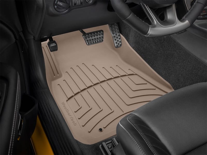 WT 3D FloorMat - Front - Tan thumbnail 2