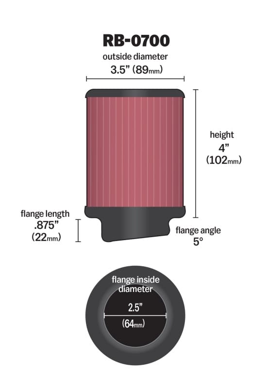KN Universal Air Filter thumbnail 3