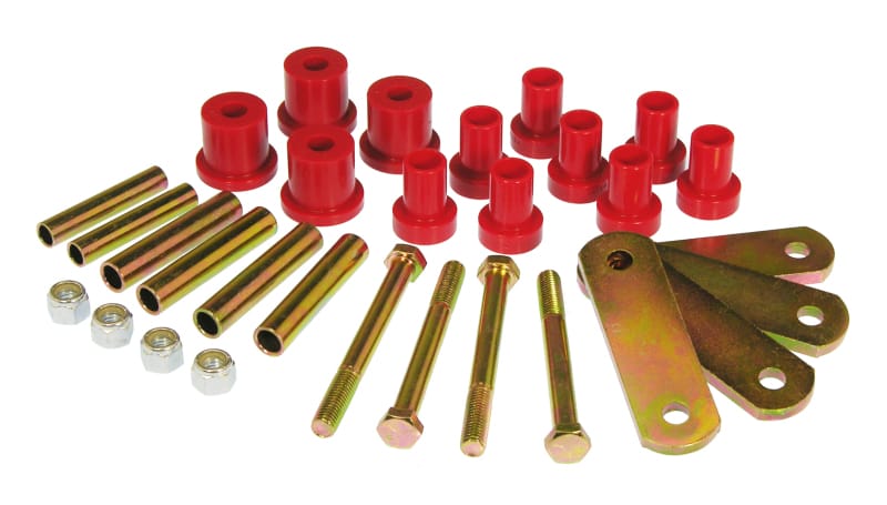 PRO Spring/Shackle Bush- Red