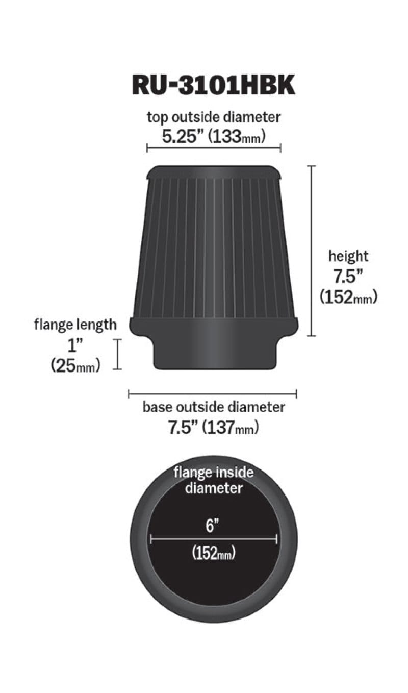 KN Universal Air Filter thumbnail 3