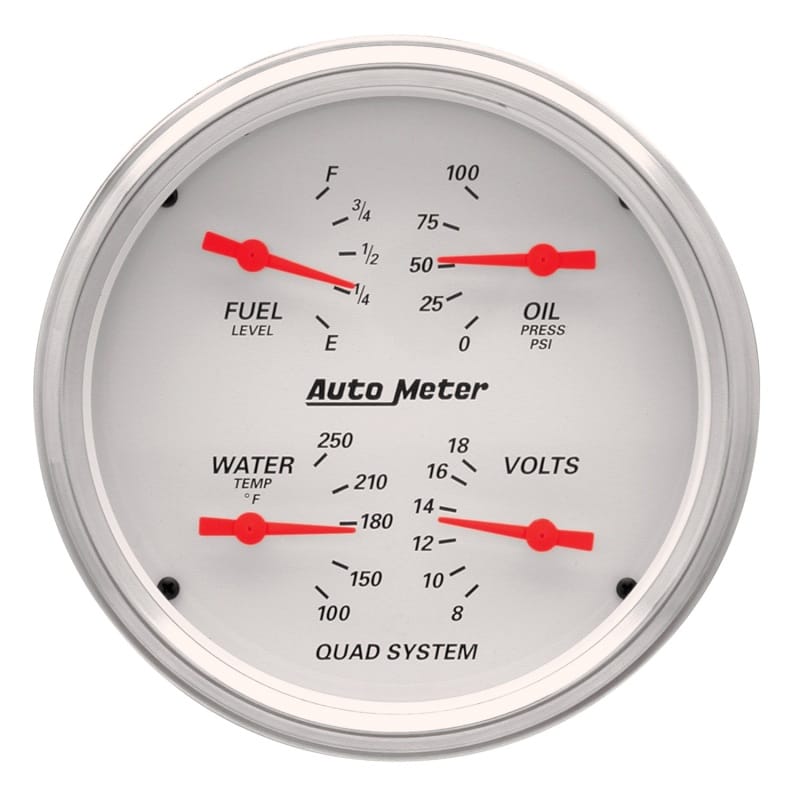 AM Arctic White Gauges thumbnail 2