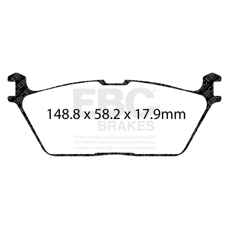 EBC Bluestuff Brake Pad Sets thumbnail 2