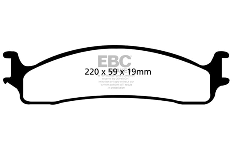 EBC Extra Duty Brake Pad Sets thumbnail 2