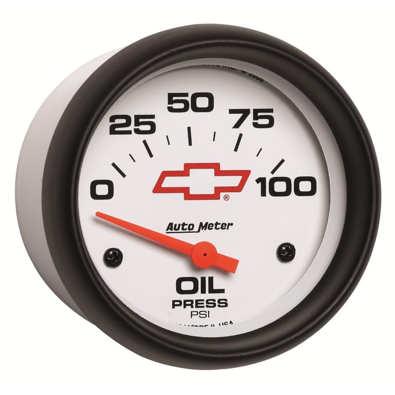 AM Chevy White Gauges thumbnail 3