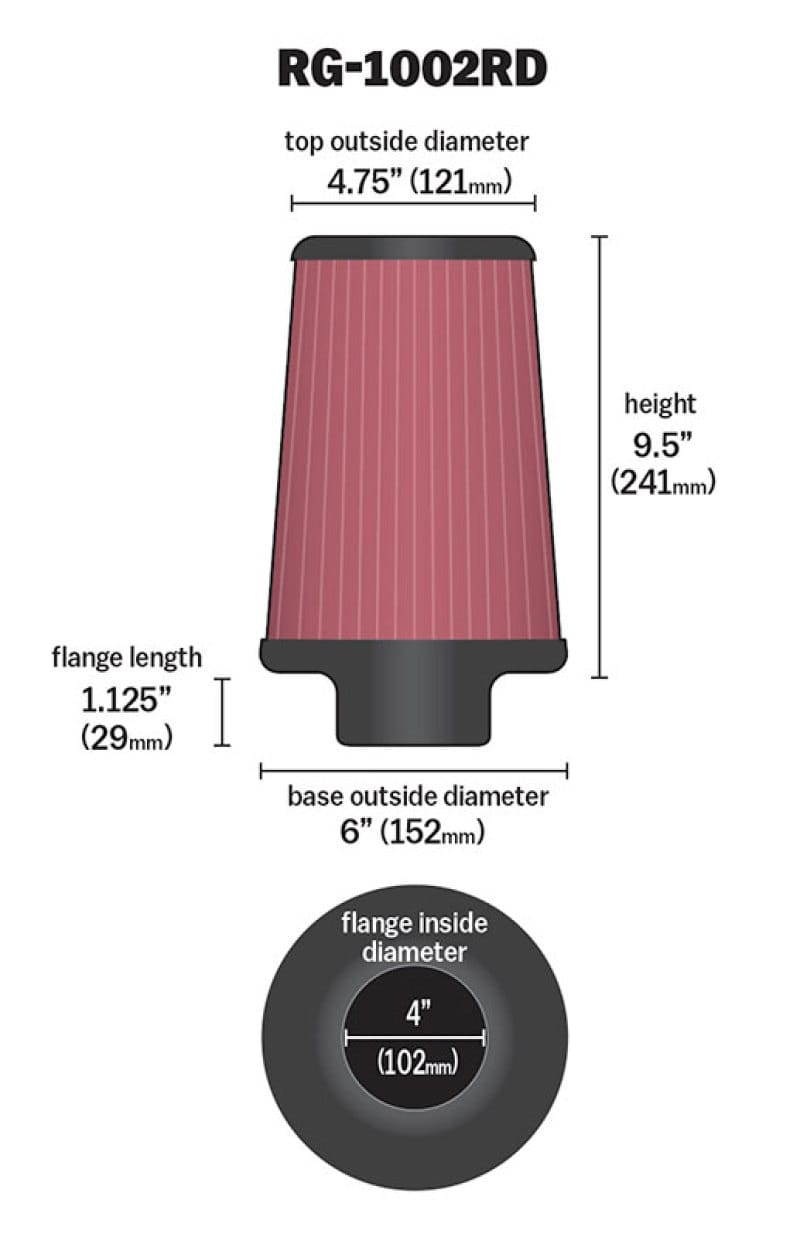 KN Universal Air Filter thumbnail 4