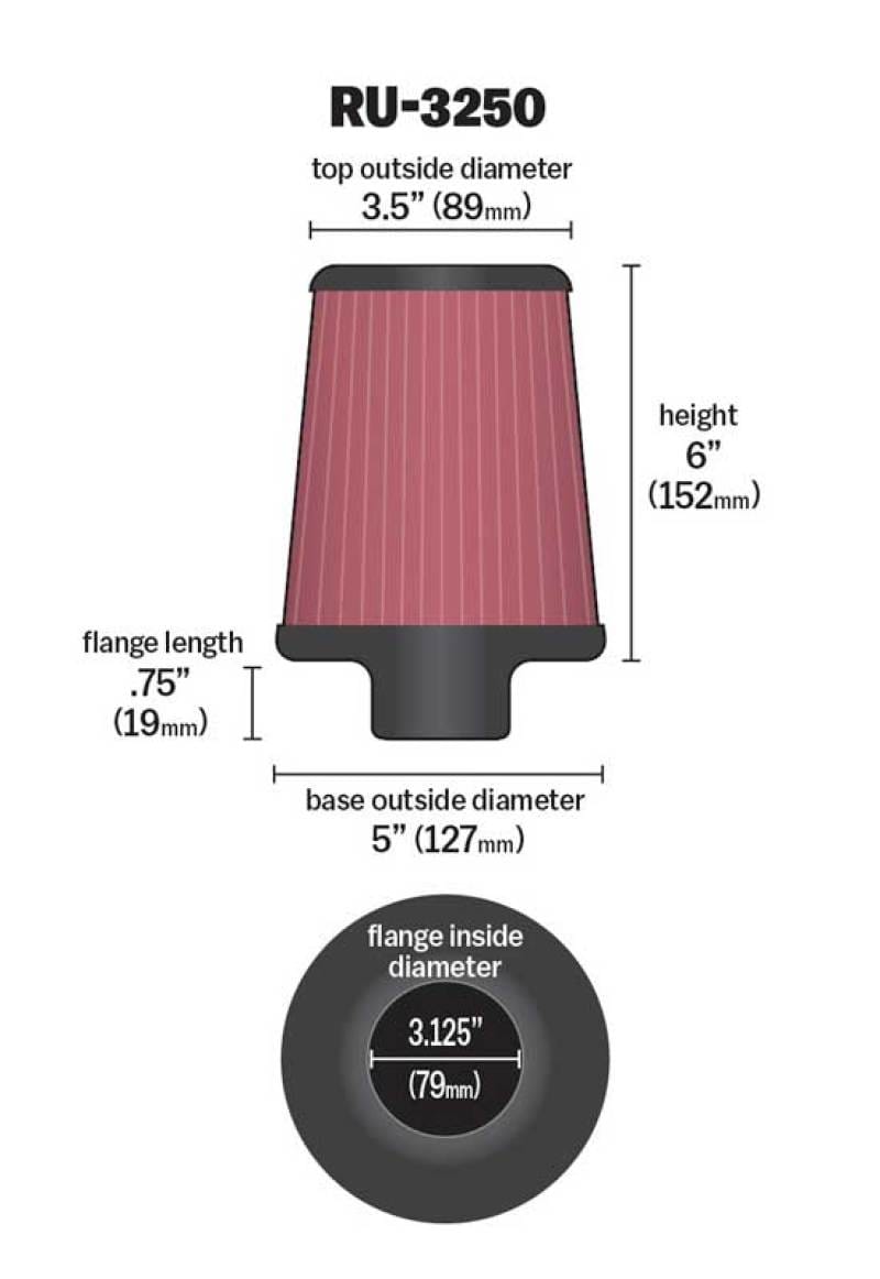 KN Universal Air Filter thumbnail 3