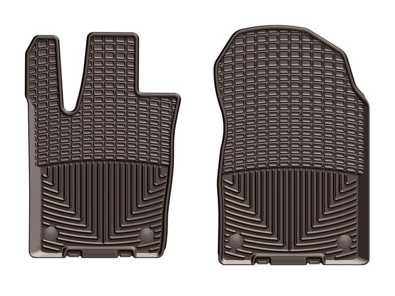 WT Rubber Mats - Front - Cocoa