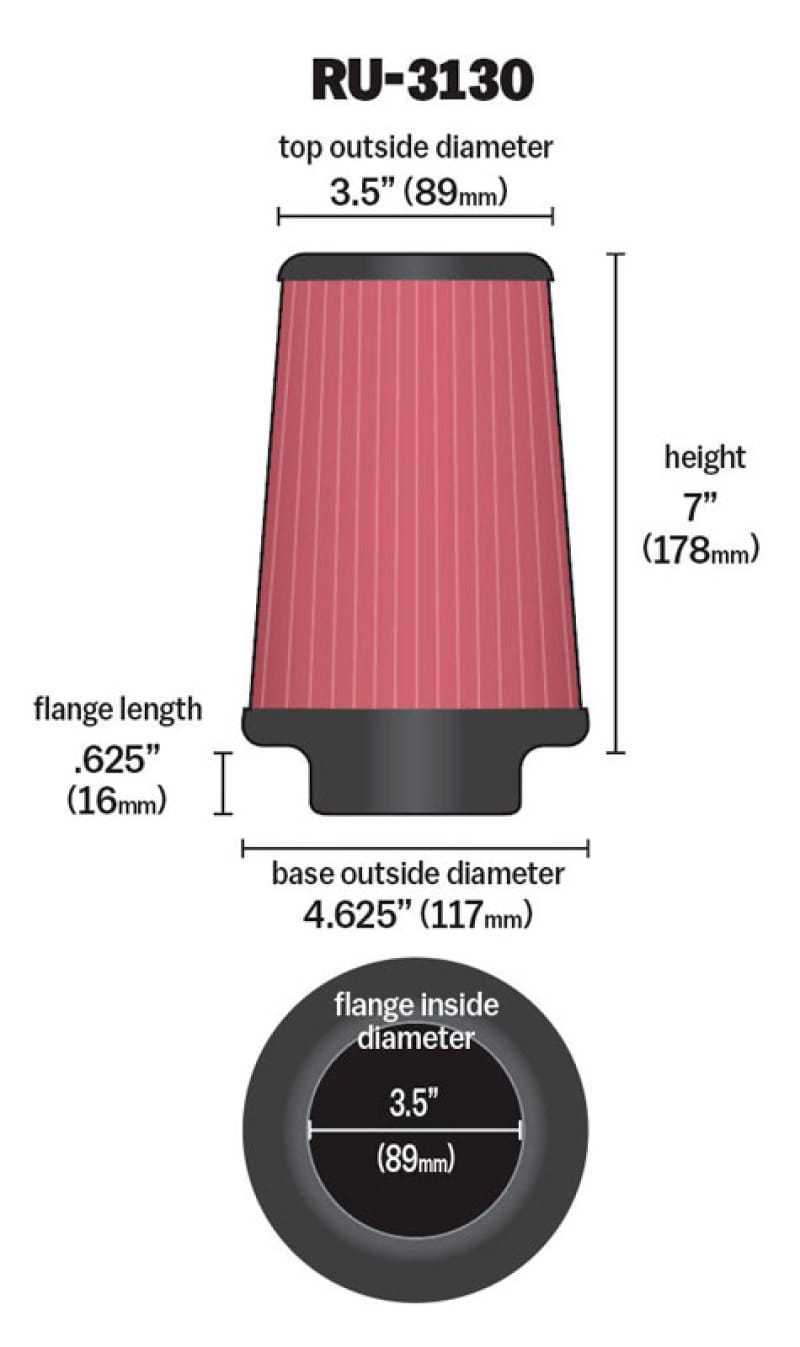 KN Universal Air Filter thumbnail 5