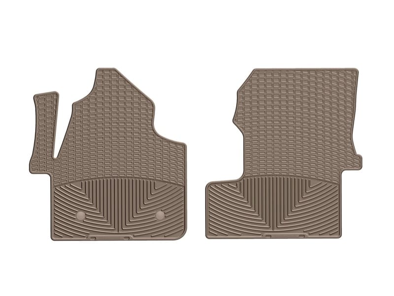 WT Rubber Mats - Front - Tan