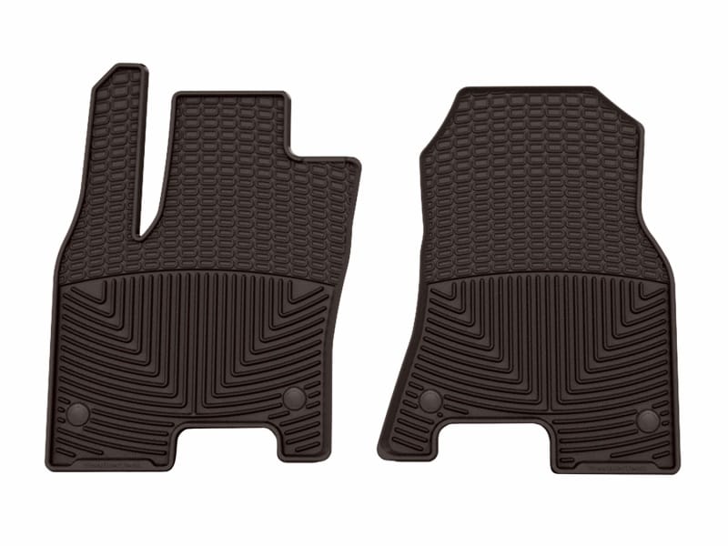 WT Rubber Mats - Front - Cocoa