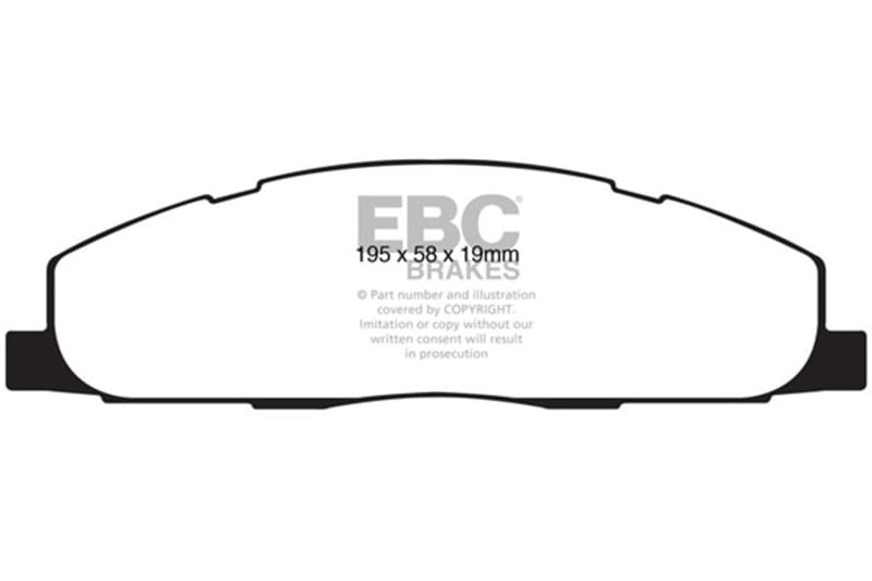 EBC Extra Duty Brake Pad Sets thumbnail 2