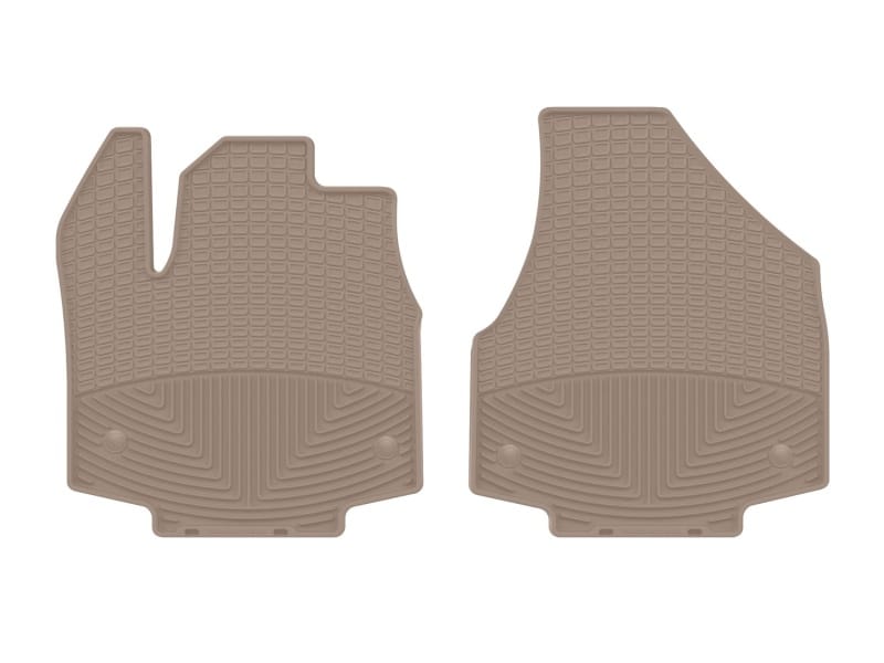 WT Rubber Mats - Front - Tan