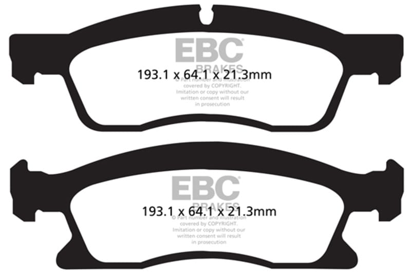 EBC Extra Duty Brake Pad Sets thumbnail 3