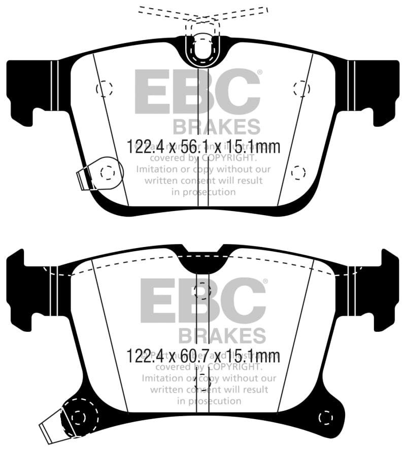 EBC Greenstuff Brake Pad Sets