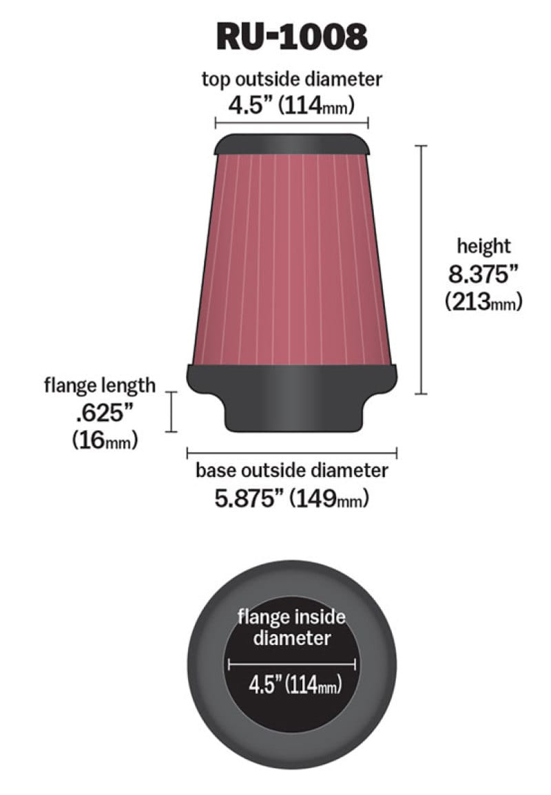 KN Universal Air Filter thumbnail 4
