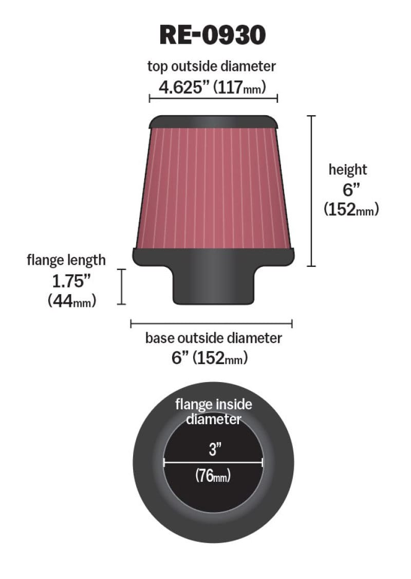 KN Universal Air Filter thumbnail 5