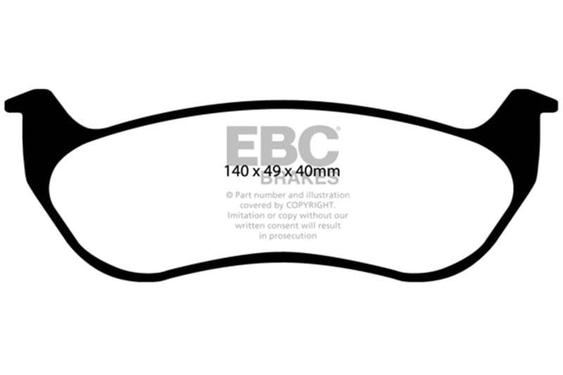 EBC Extra Duty Brake Pad Sets thumbnail 2