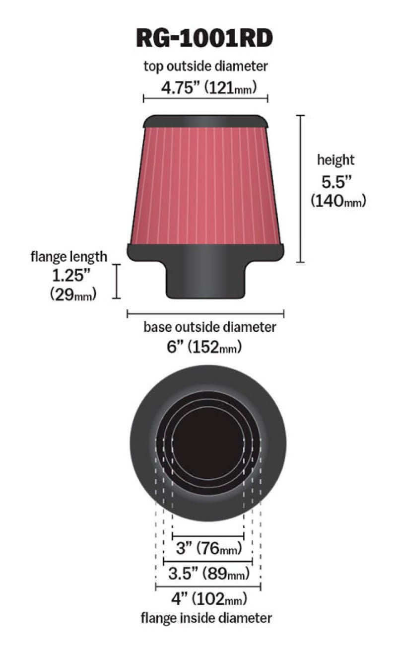 KN Universal Air Filter thumbnail 4