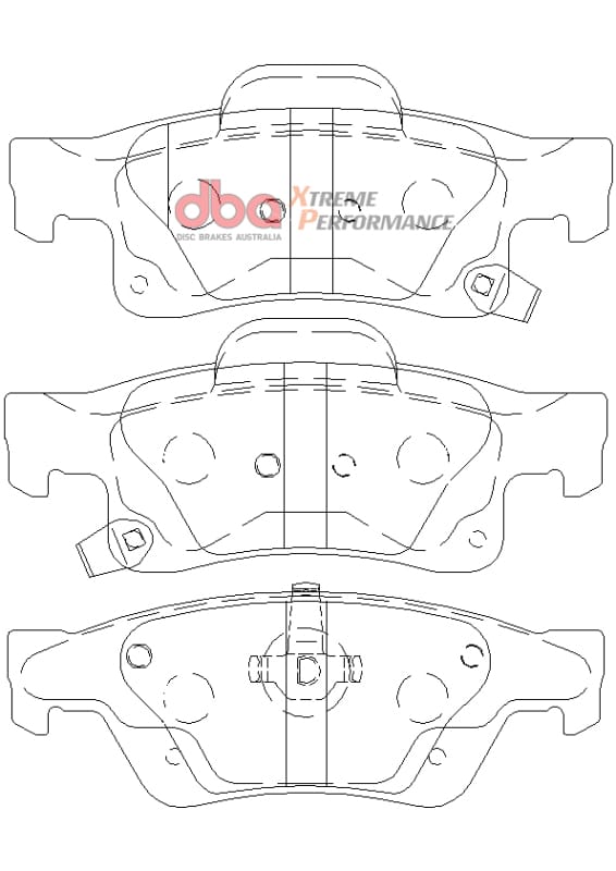 DBA XP650 Brake Pads thumbnail 2
