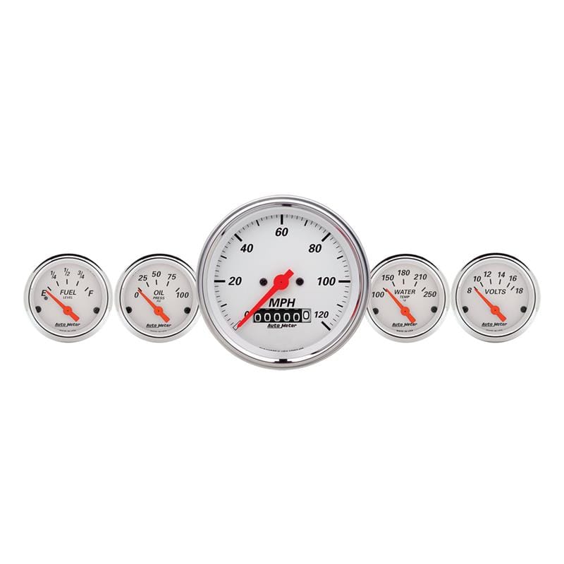 AM Arctic White Gauges