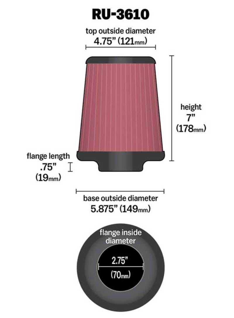 KN Universal Air Filter thumbnail 2