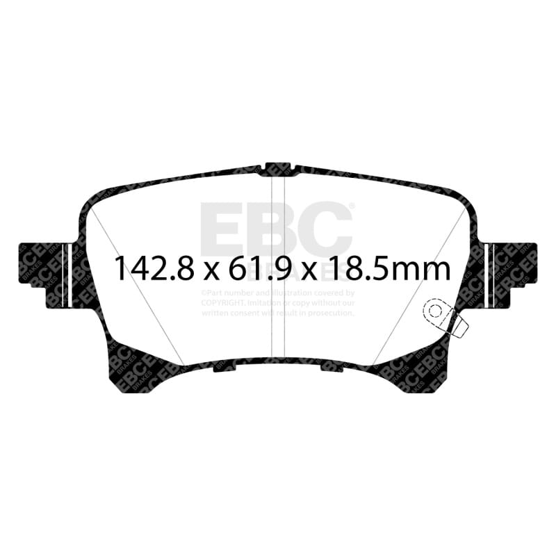 EBC Extra Duty Brake Pad Sets