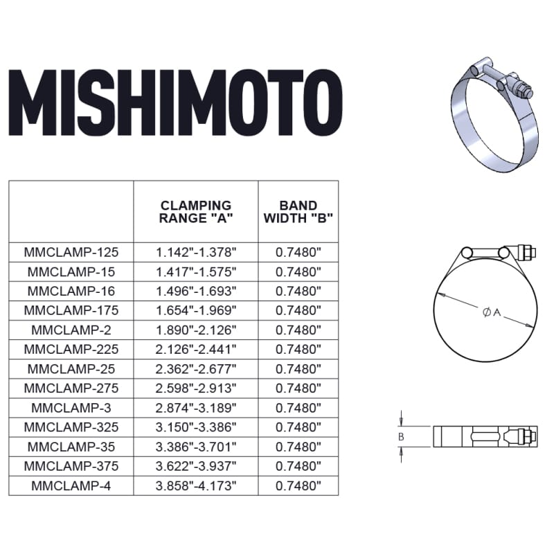 MM T-Bolt Clamps thumbnail 2