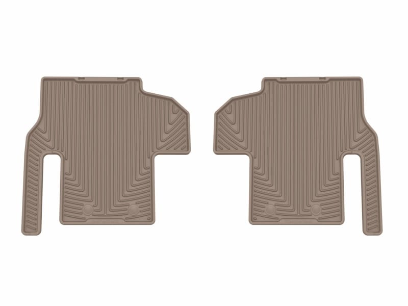 WT Rubber Mats - Rear - Tan