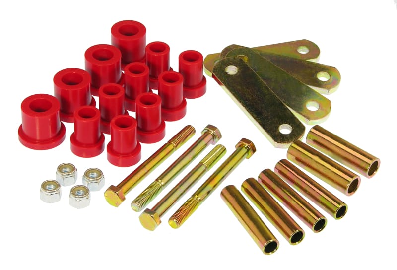 PRO Spring/Shackle Bush- Red