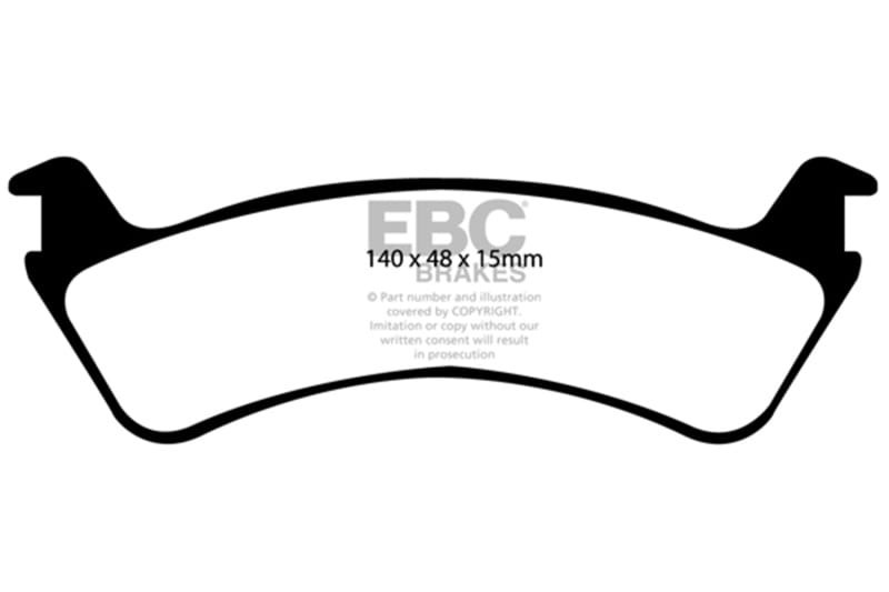 EBC Extra Duty Brake Pad Sets thumbnail 2